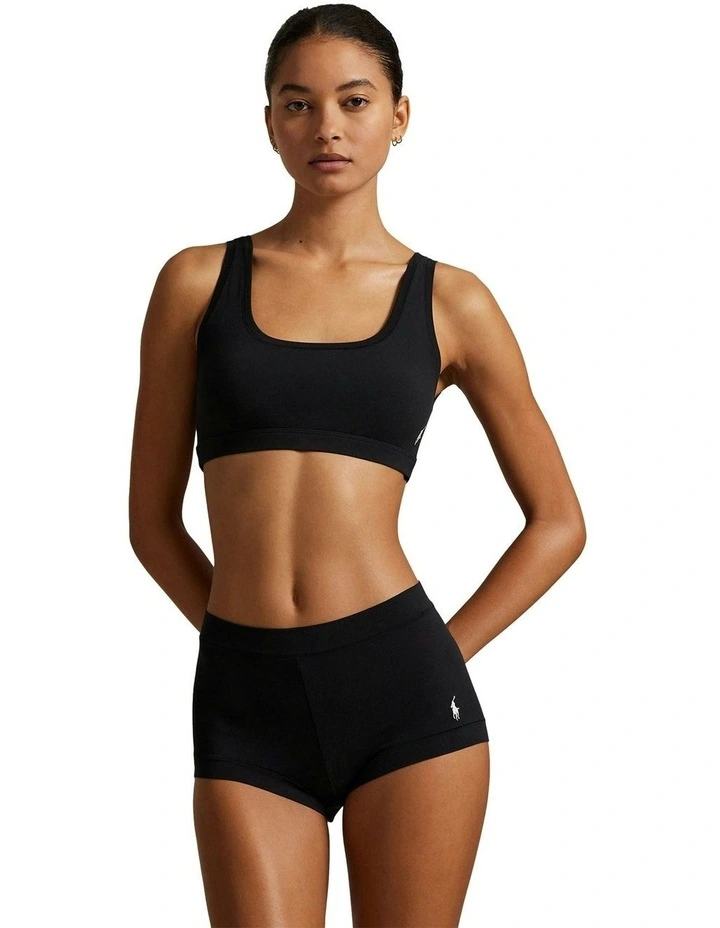 Club Cotton Stretch Shorty Underwear in Onyx image 4