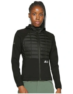 Lab Hybrid Thermoball Hooded Jacket in Black