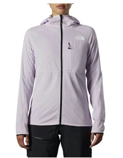 Summit Future Fleece Full Zip Logo Hoodie in Lavender