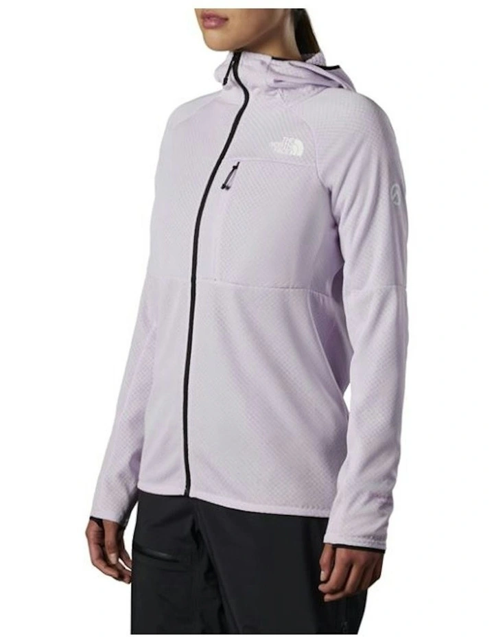 Summit Future Fleece Full Zip Logo Hoodie in Lavender image 3