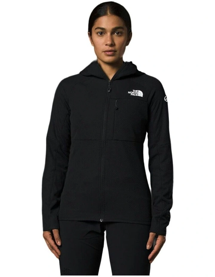 Summit Futurefleece Full Zip Logo Hoodie in Black image 1