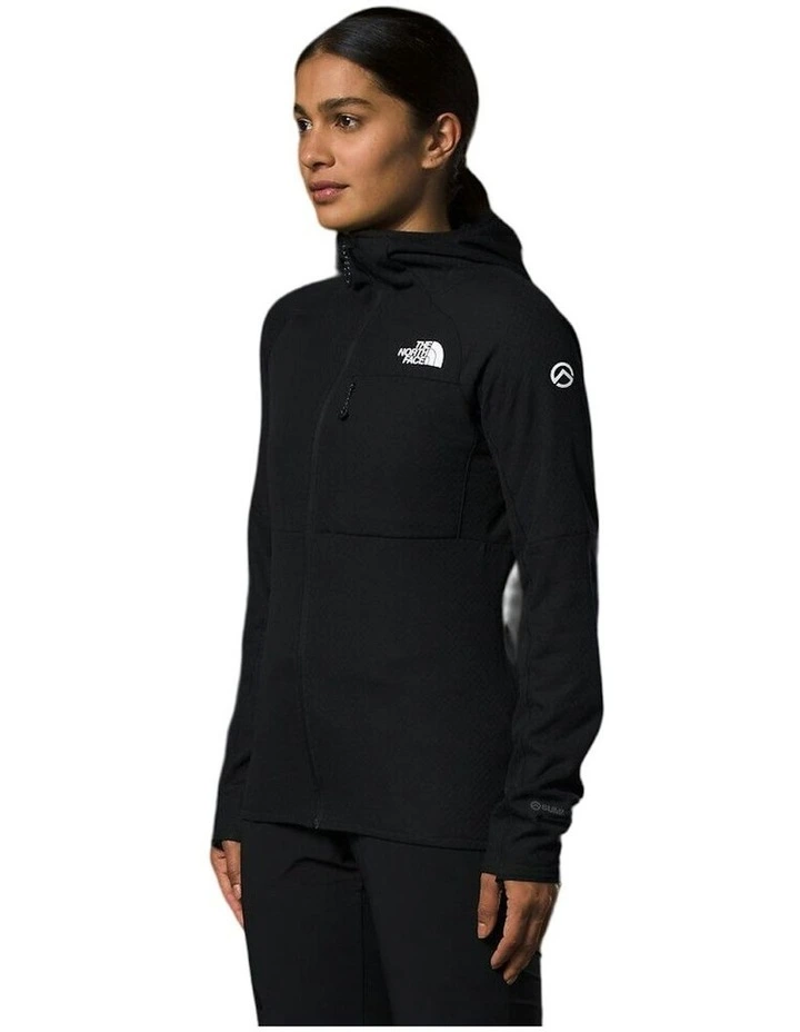 Summit Futurefleece Full Zip Logo Hoodie in Black image 3