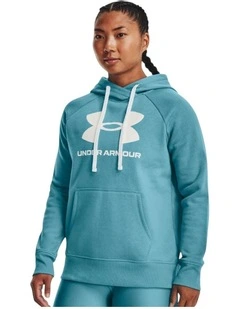 Rival Fleece Logo Hoodie in Blue