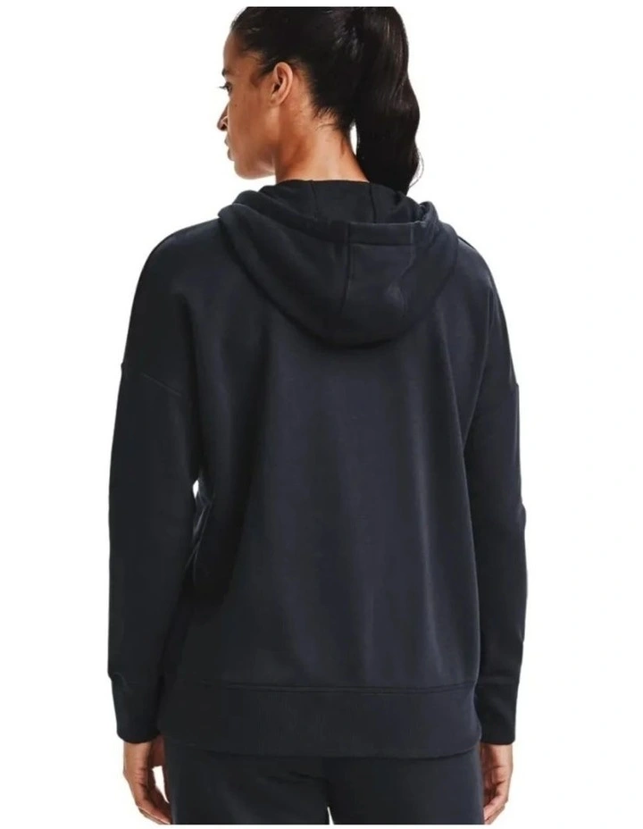 Rival Fleece Full Zip Hoodie in Black image 2