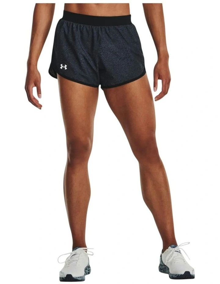 Printed Shorts in Black image 1