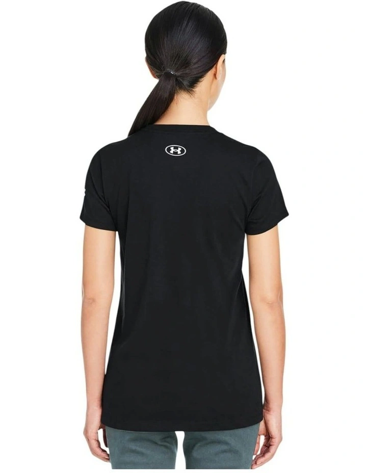 Athletic Short Sleeve T-shirt in Black image 2