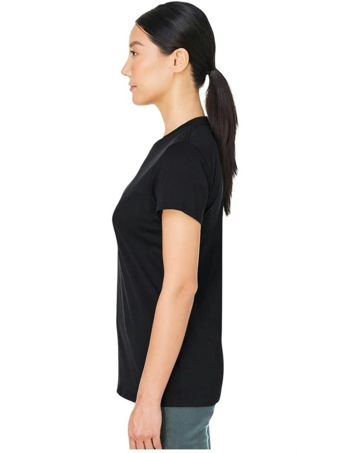 Athletic Short Sleeve T-shirt in Black image 3