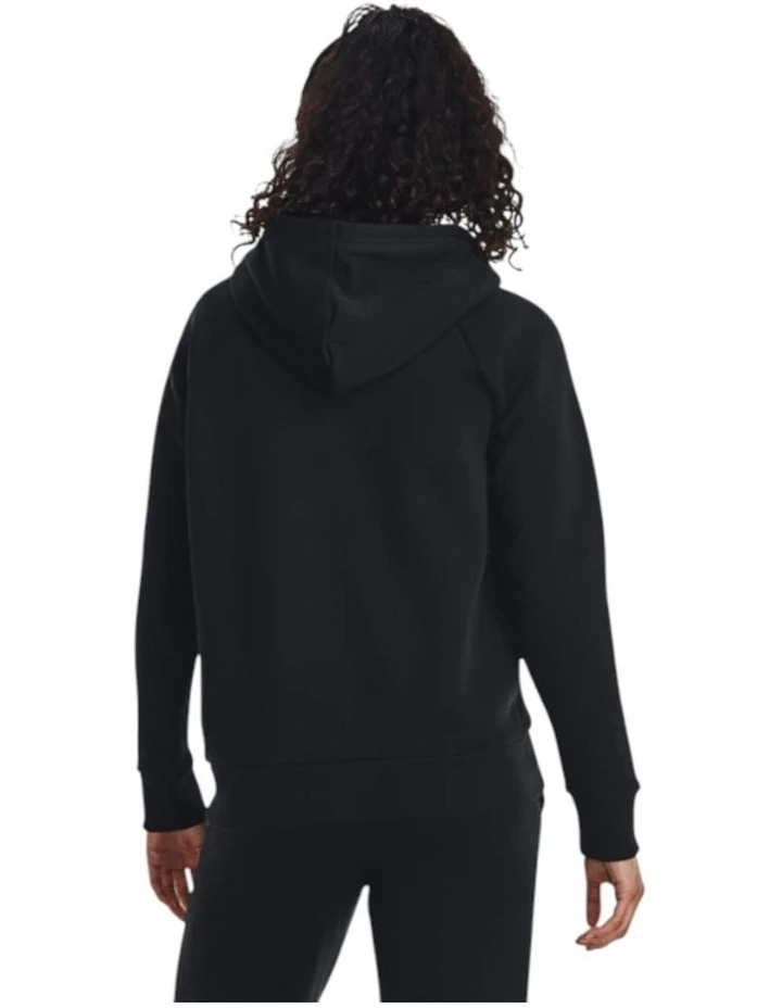 Rival Fleece Big Logo Hoodie in Black image 2