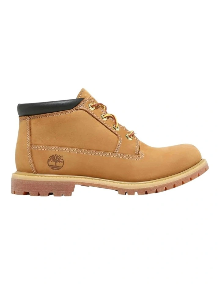 Nellie Chukka Double Wide Nubuck Waterproof Boots in Wheat image 1