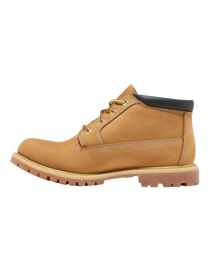 Nellie Chukka Double Wide Nubuck Waterproof Boots in Wheat image 2