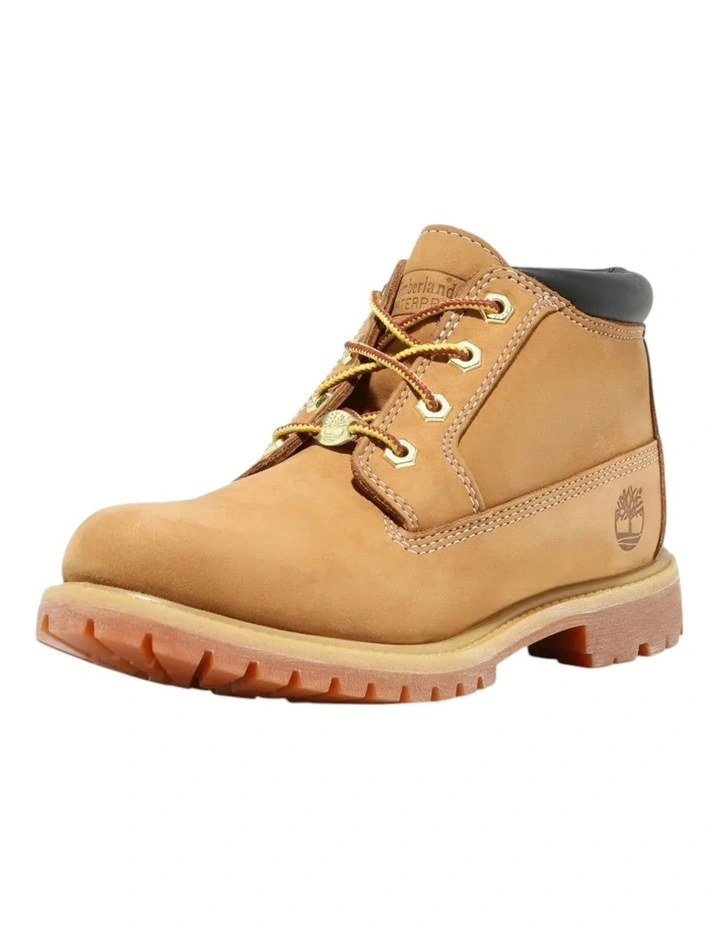 Nellie Chukka Double Wide Nubuck Waterproof Boots in Wheat image 4