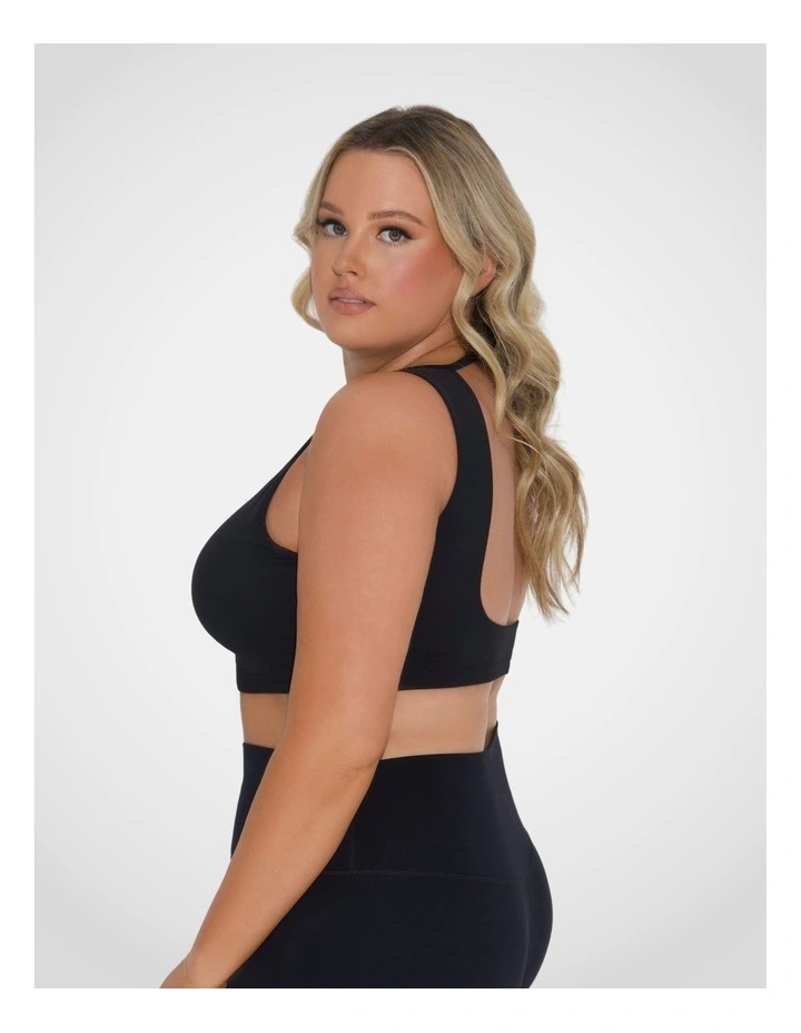 Essential Easy Backless Crop Top in Black image 5