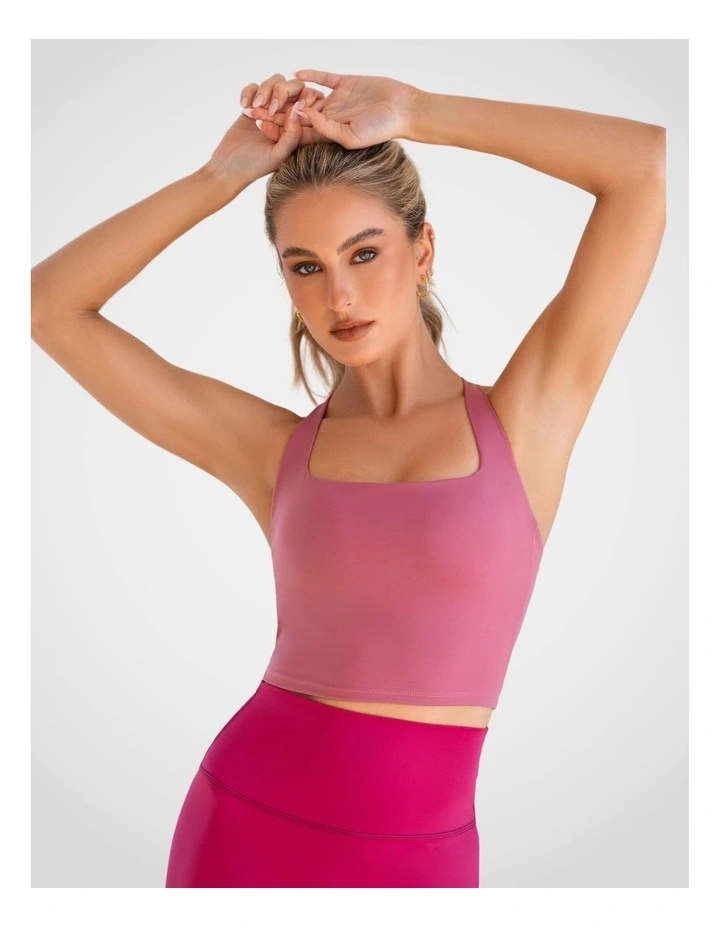 Crossback Workout Tank in Baby image 5