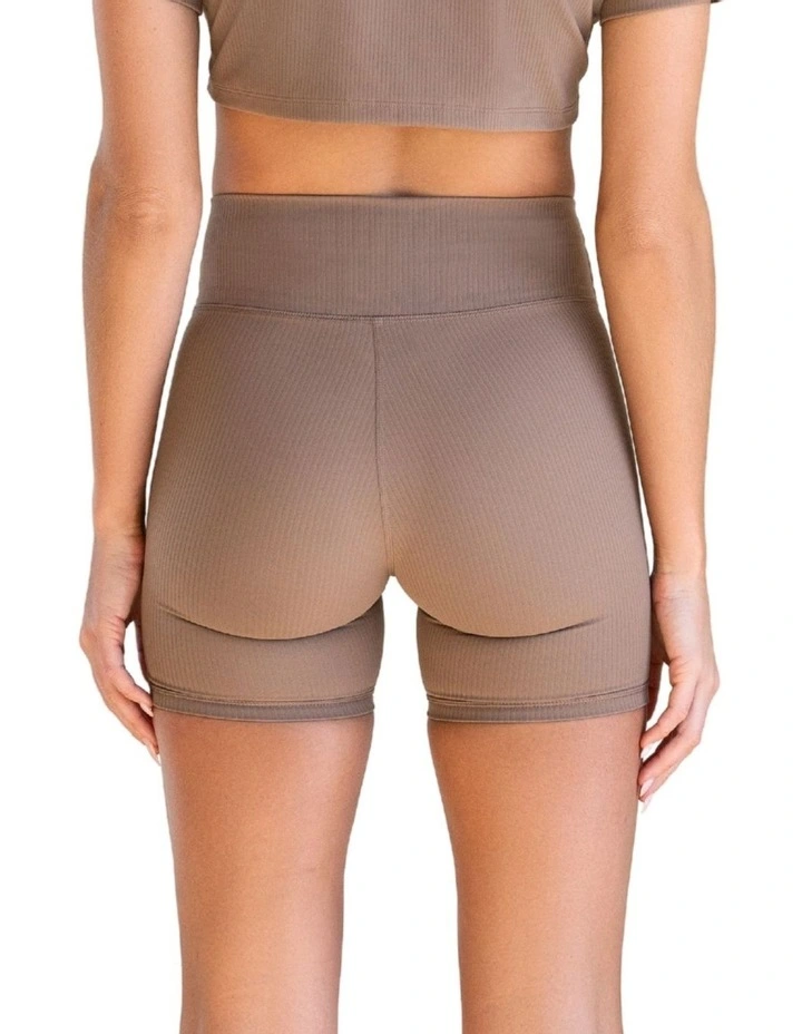 Everyday Dri-Fit Crossover Shorts in Tan image 2