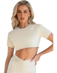 Everyday Dri-Fit Cropped T-shirt in Ivory