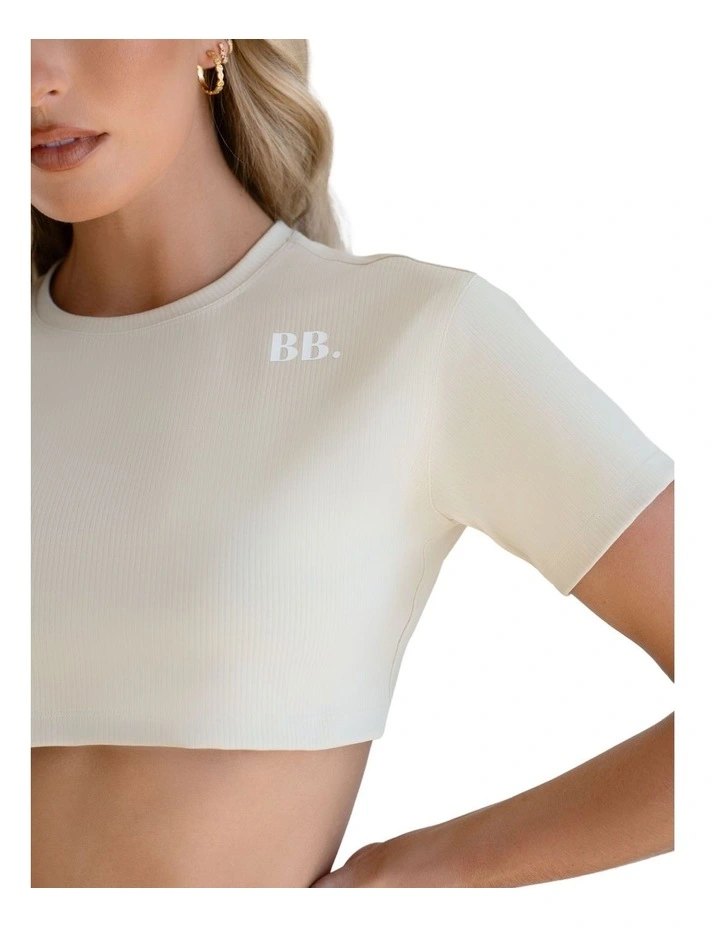 Everyday Dri-Fit Cropped T-shirt in Ivory image 5