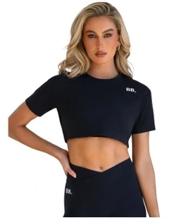 Everyday Dri-Fit Cropped T-Shirt in Black