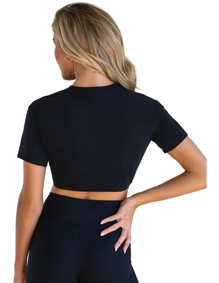 Everyday Dri-Fit Cropped T-Shirt in Black image 2