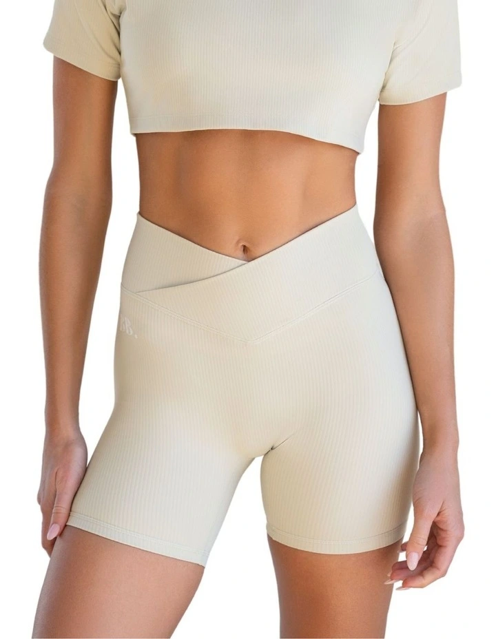 Everyday Dri-Fit Crossover Shorts in Ivory image 1