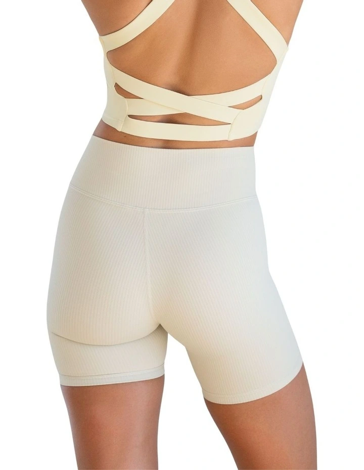 Everyday Dri-Fit Crossover Shorts in Ivory image 2