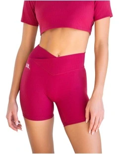 Everyday Dri-Fit Crossover Shorts in Raspberry