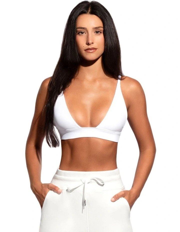 Triangle + Bra + in White image 1