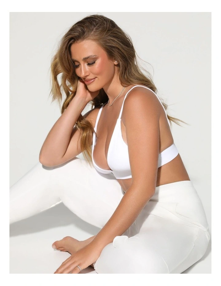 Triangle + Bra + in White image 4