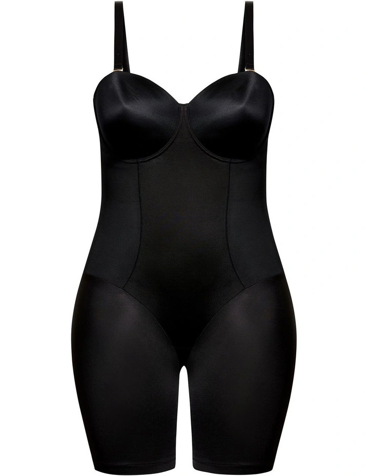 Smooth And Chic Bodyshaper in Black image 3