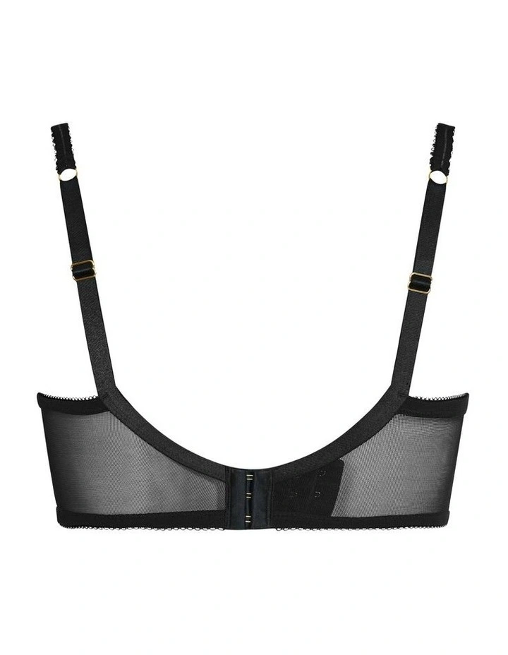 Clementine Underwire Bra in Black image 5