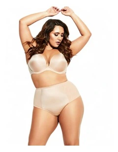 Smooth And Chic Control Thong in Latte