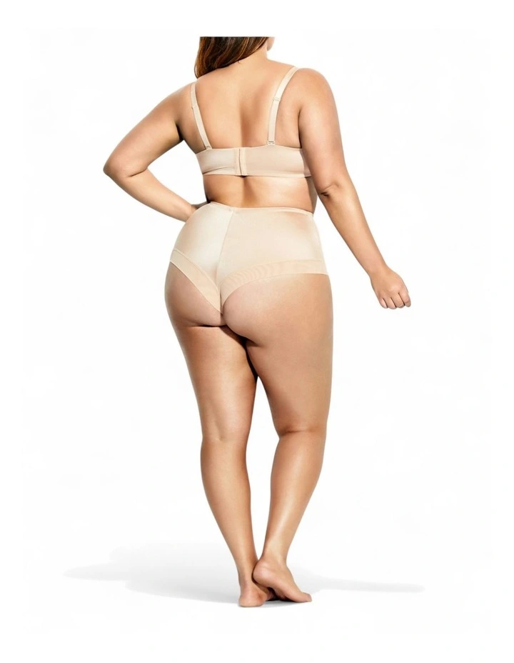 Smooth And Chic Control Thong in Latte image 2