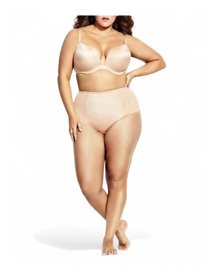 Smooth And Chic Control Thong in Latte image 4
