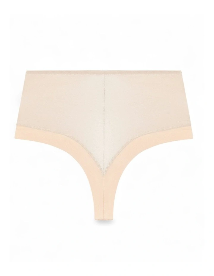 Smooth And Chic Control Thong in Latte image 6