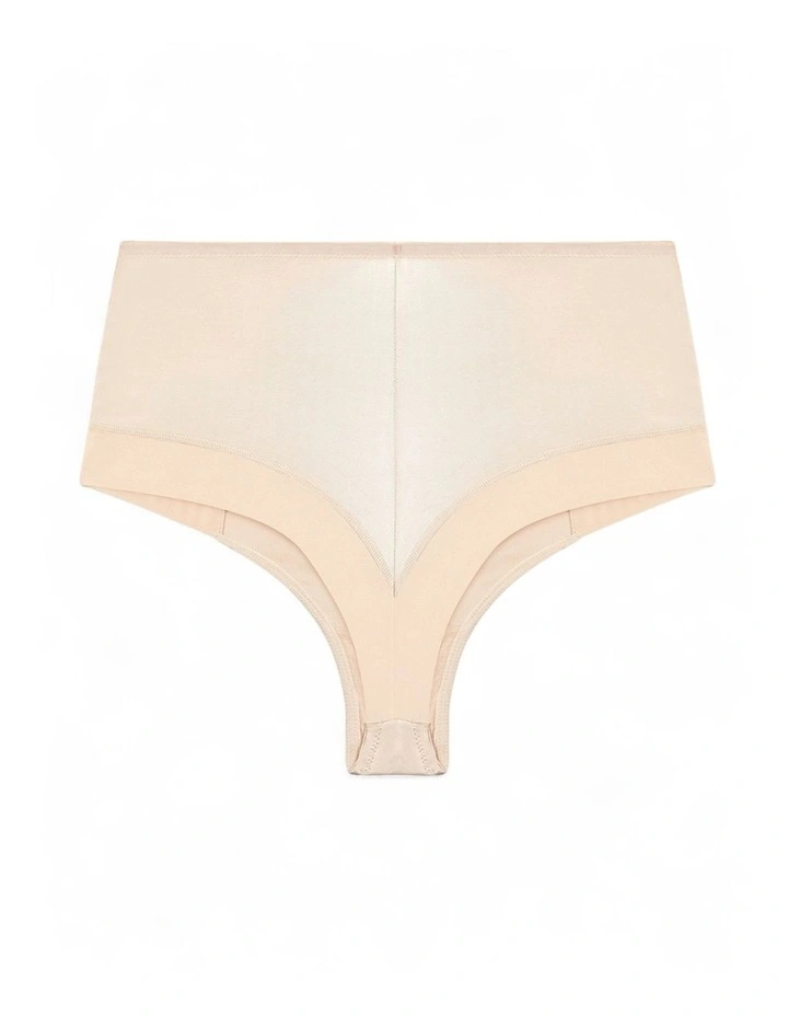 Smooth And Chic Control Thong in Latte image 7