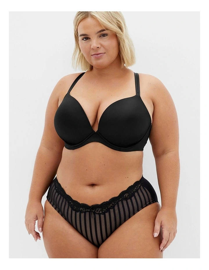 Adore Push Up Bra in Black image 1