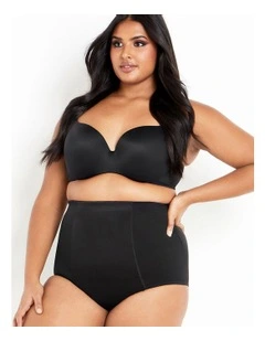 Smooth Control Brief in Black