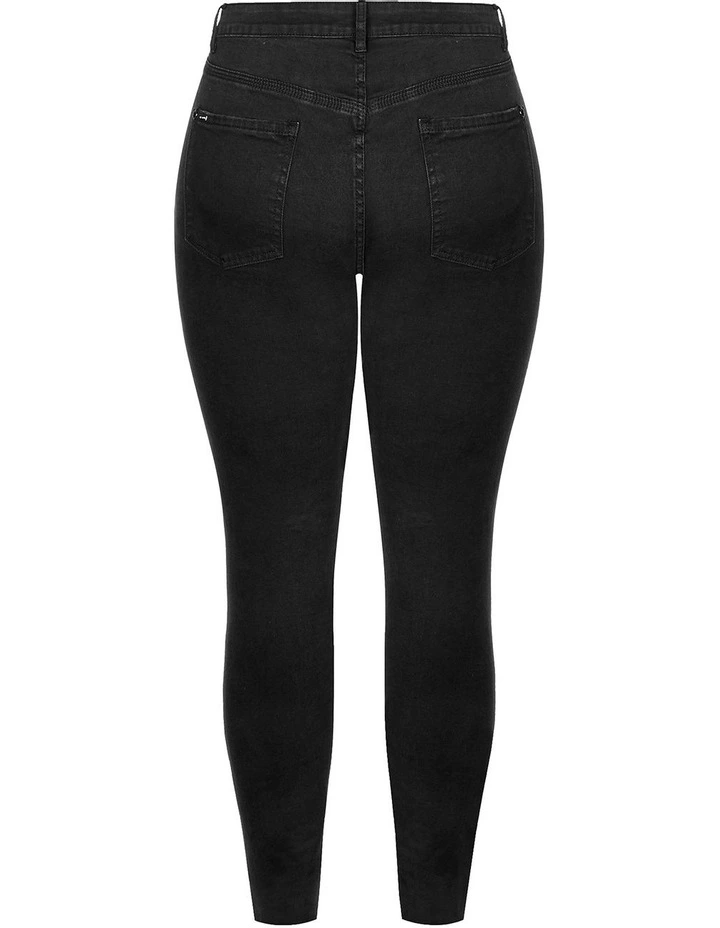 Harley Rock N Roll Skinny Jean in Black image 4