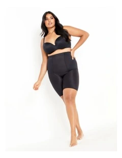 Smooth And Chic Thigh Shaper in Black