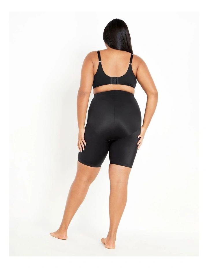 Smooth And Chic Thigh Shaper in Black image 2