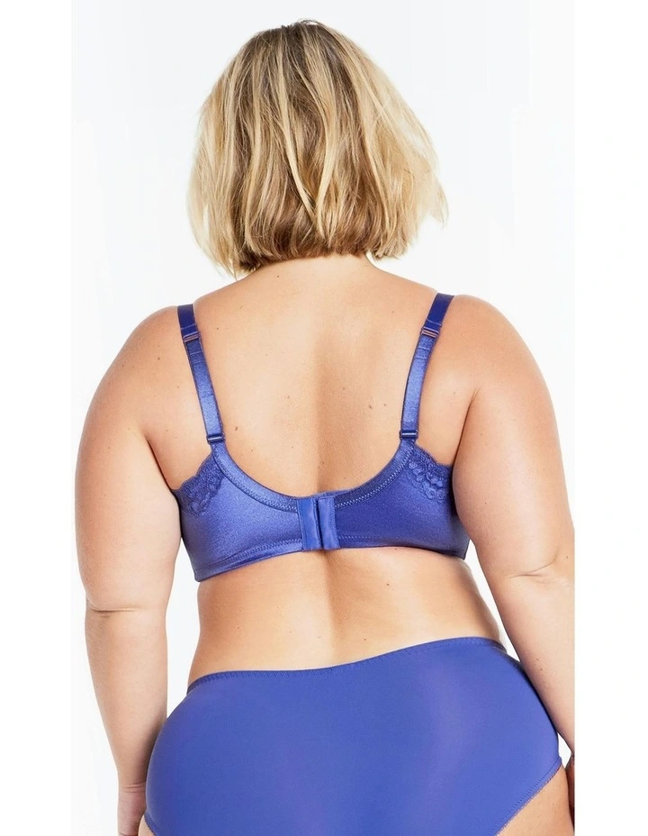 Plus Size Fifi Contour Bra in Dazzling Blue image 2