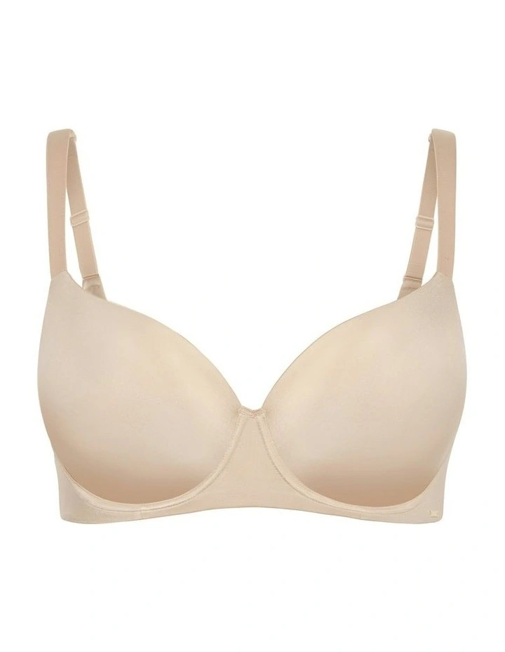 Smooth And Chic Cotton T-shirt Bra in Latte image 6