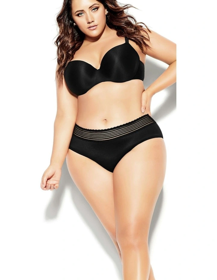 Bodycon Contour Bra in Black image 1