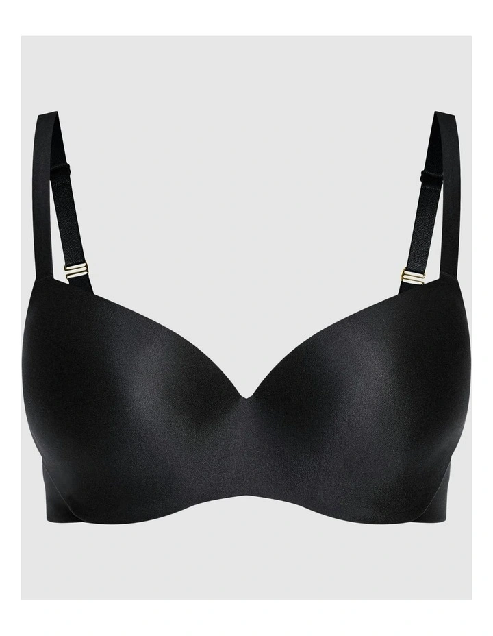 Bodycon Contour Bra in Black image 4