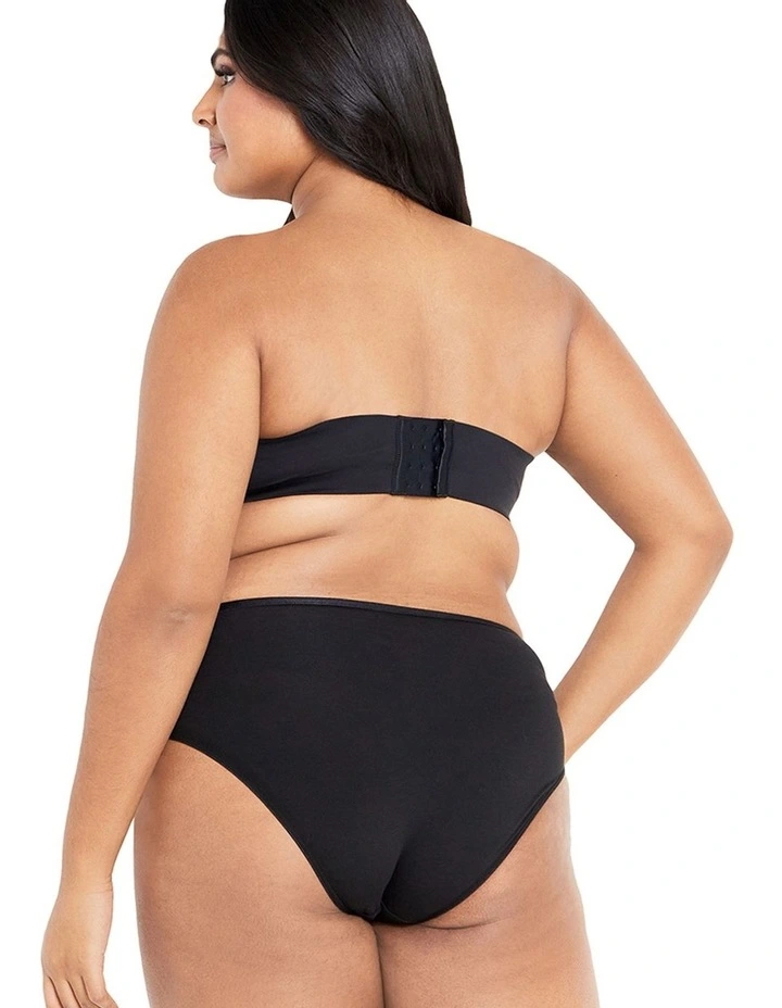 Bodycon Multiway Bra in Black image 2