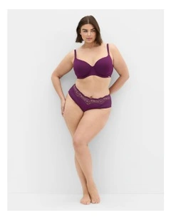 Lara Underwire Bra in Purple Iris