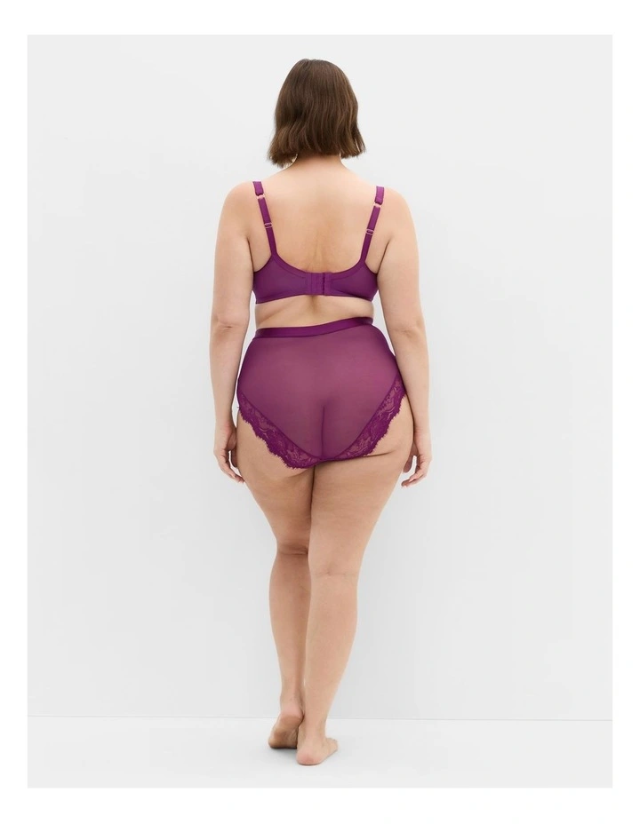 Lara Underwire Bra in Purple Iris image 2