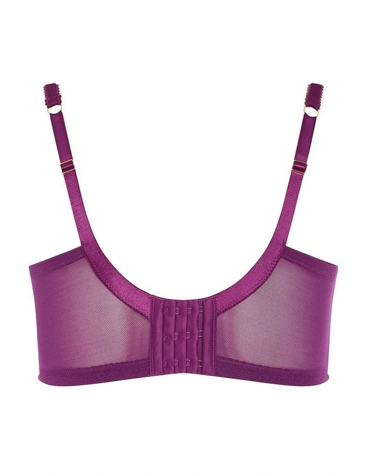 Lara Underwire Bra in Purple Iris image 4