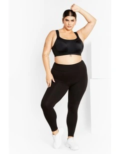 Contour Underwire Sports Bra in Black