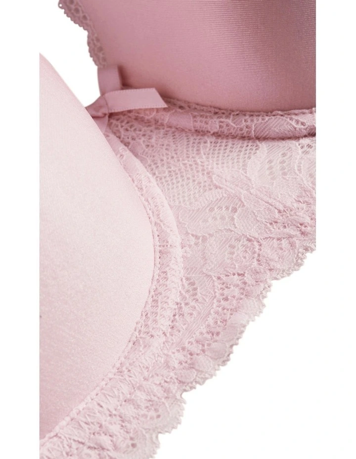Hailey Demi T-Shirt Bra in Pink image 5
