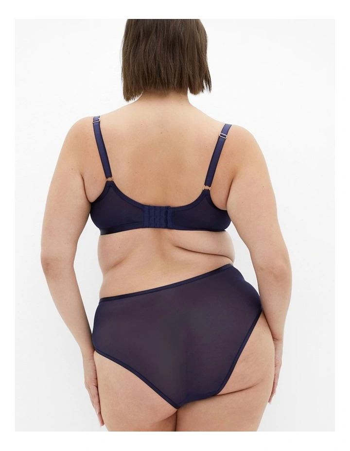 Serena Demi Underwire Bra in Electric Blue image 2